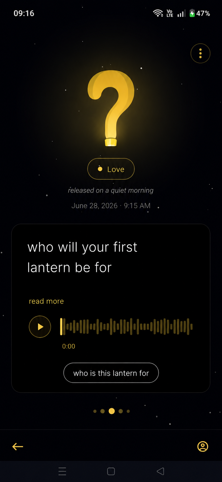 Create your first lantern